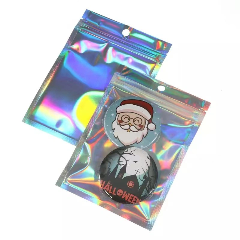 Wholesale Custom Printed Soft Touch Child Resistant Smell Proof Resealable Ziplock 3.5g Candy Gummies Holographic Mylar Bags