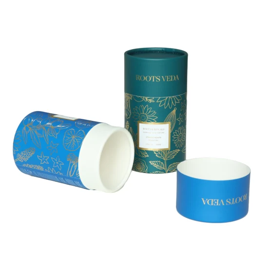 Eco Friendly Cardboard Small Craft Round Paper Tube Package with Push up Tubes Design for Lip Balm Packaging